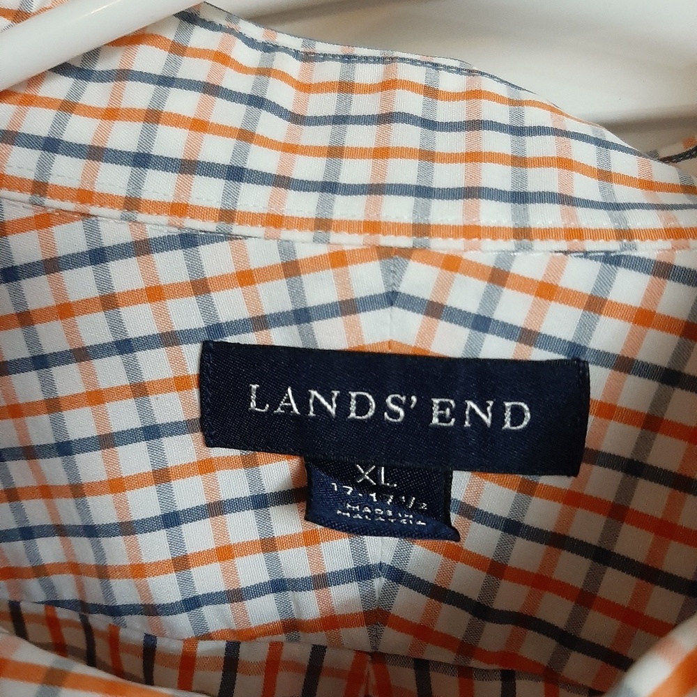 XL lands end dress shirt